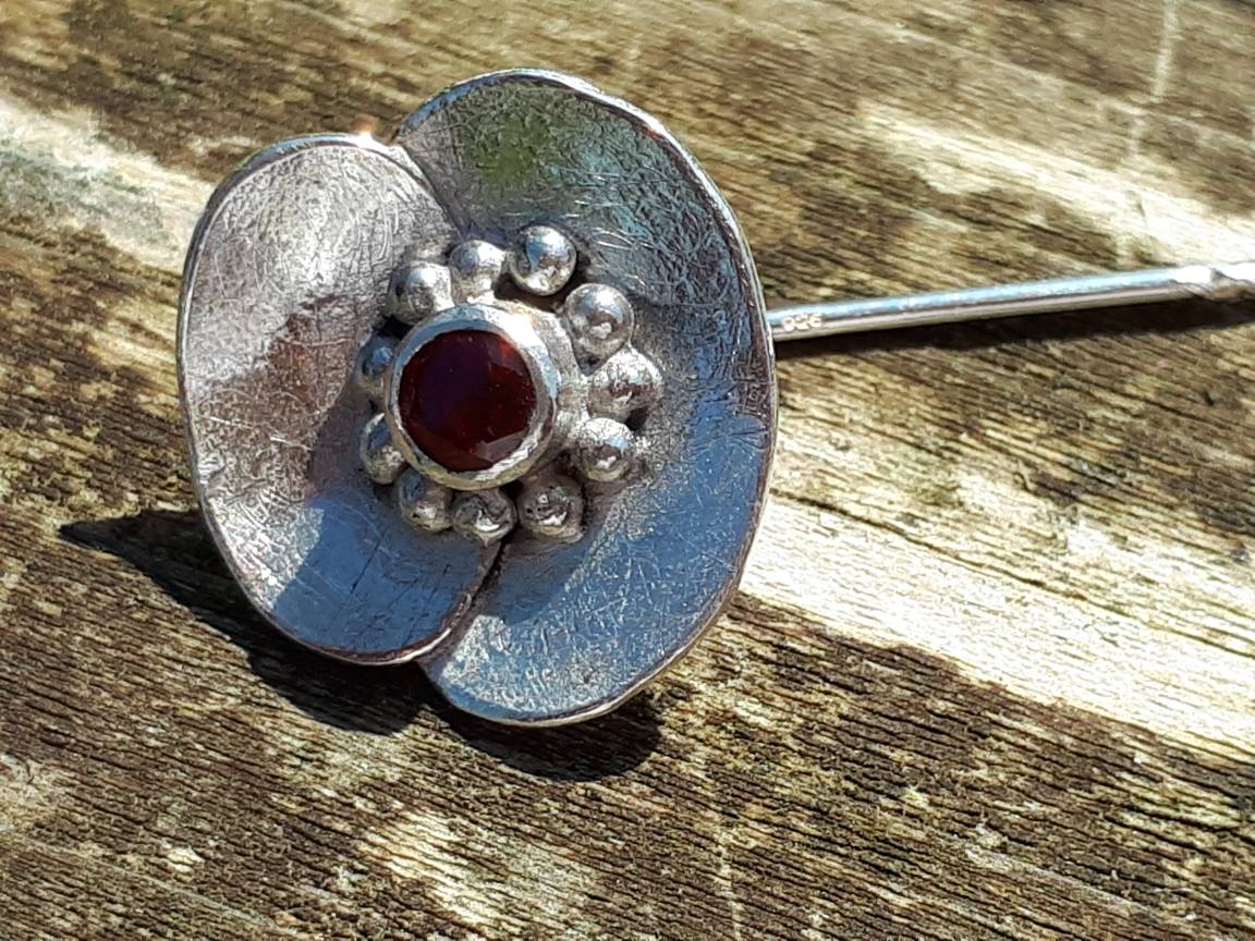 Poppy Stick Brooch