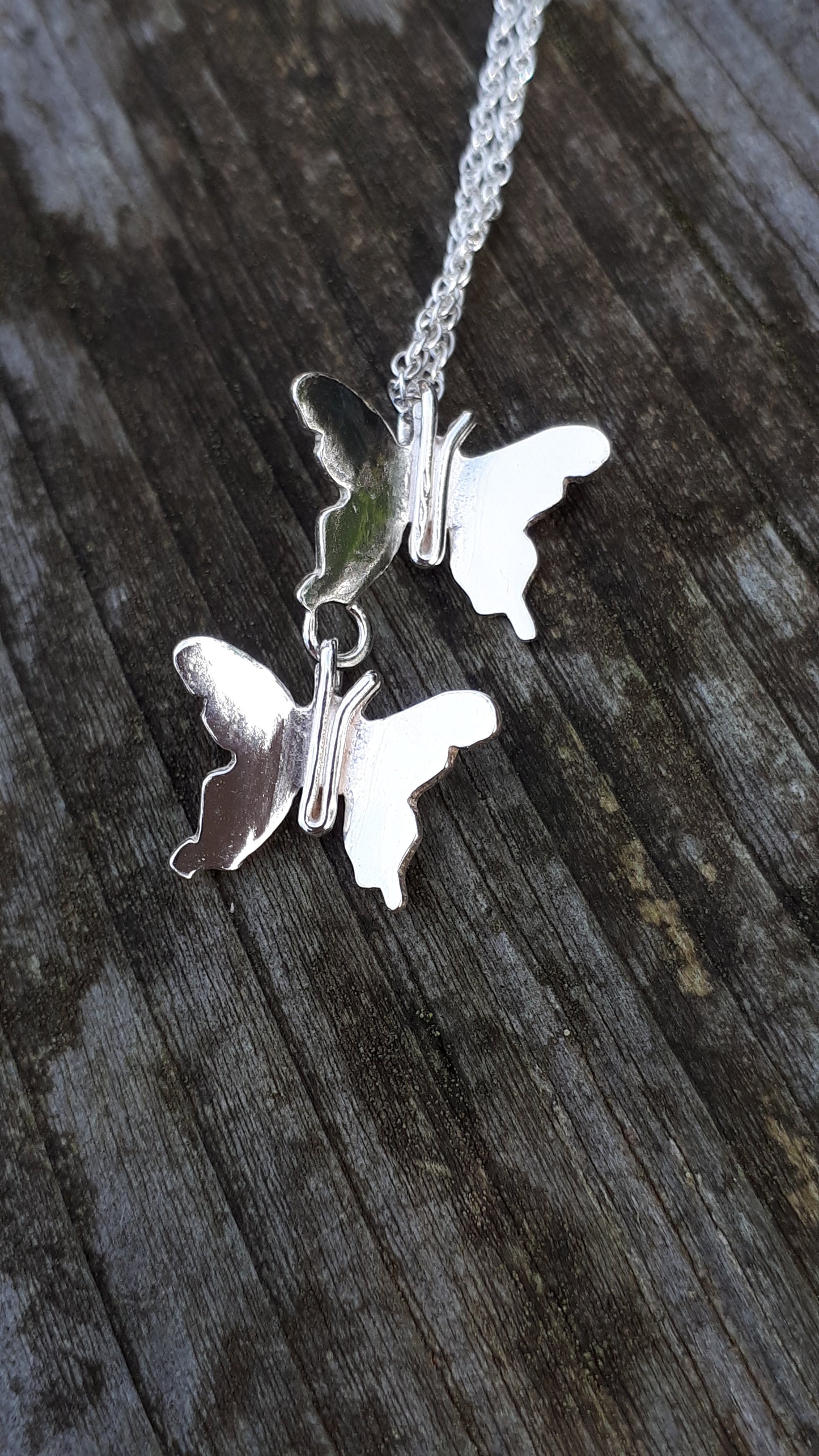 Double Butterfly Pendant