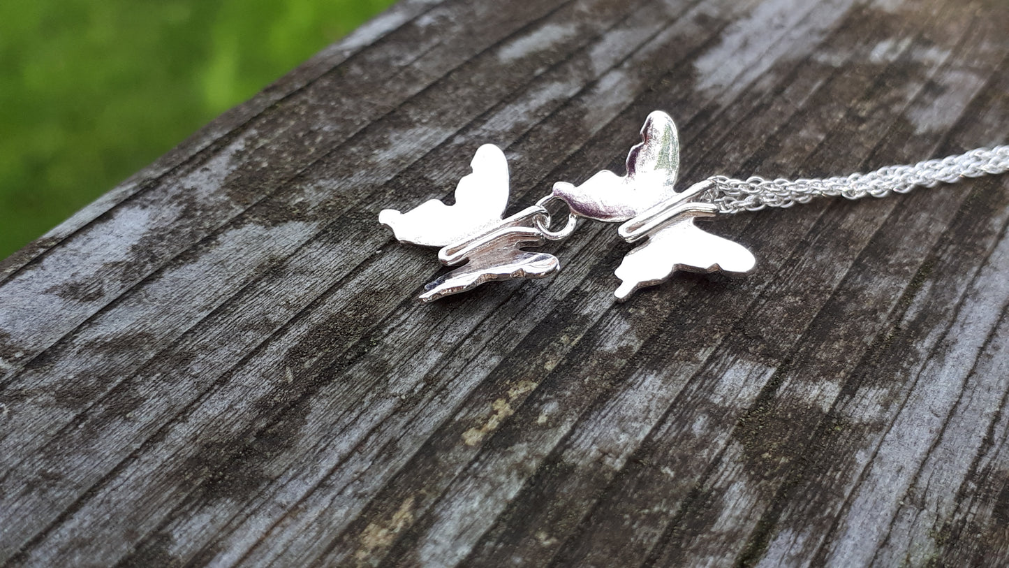 Double Butterfly Pendant