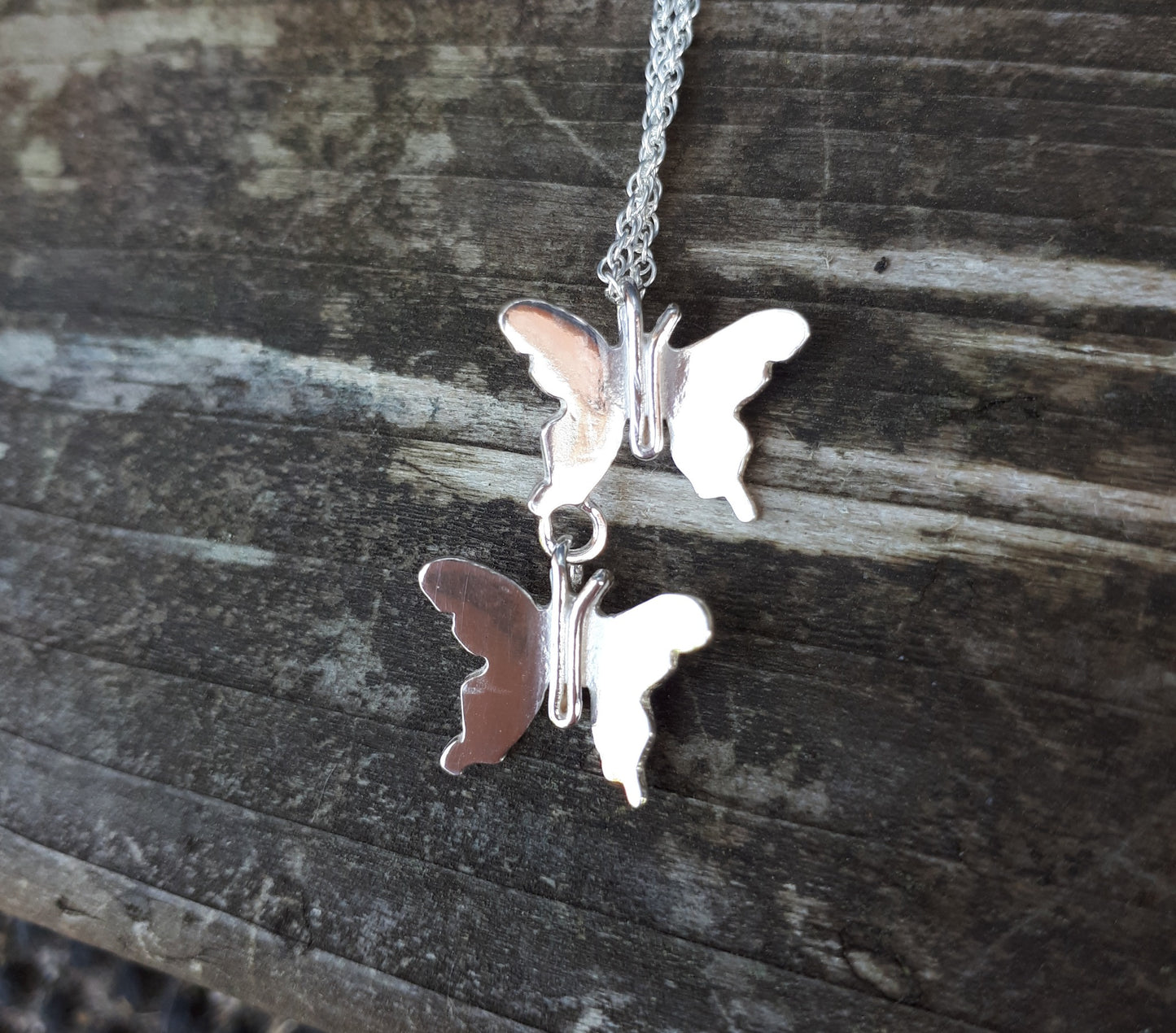 Double Butterfly Pendant