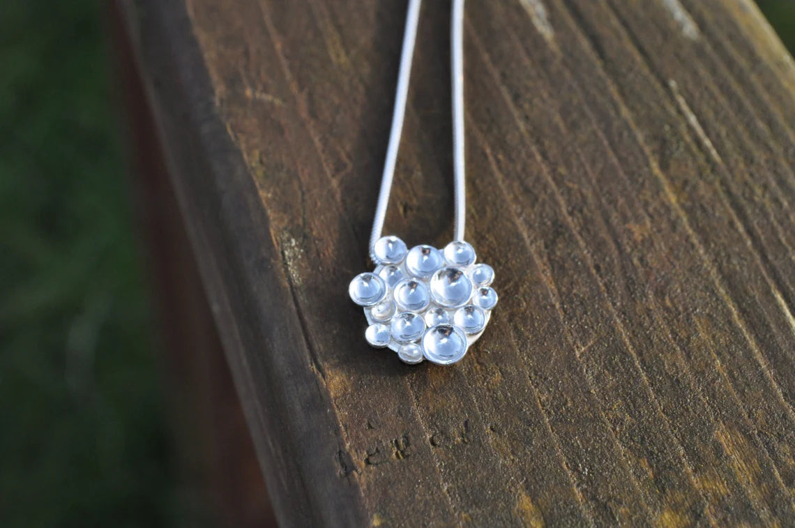 Silver Causeway Short Pendant