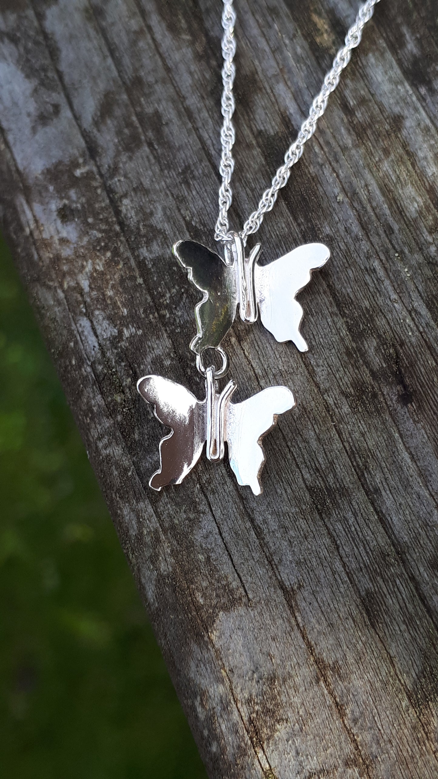 Double Butterfly Pendant